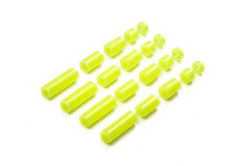 95496 Lightweight Plastic Spacer Set (12/6.7/6/3/1.5mm) Fl Yellow