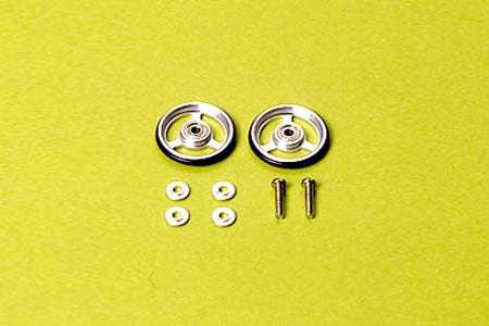 15161 17mm Aluminum Ball-Race Rollers (3-Spoke Type)