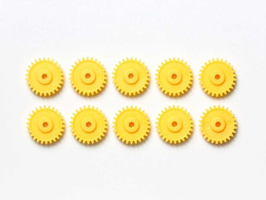 10312 MINI 4WD G-18 Gear (Yellow/10pcs.)