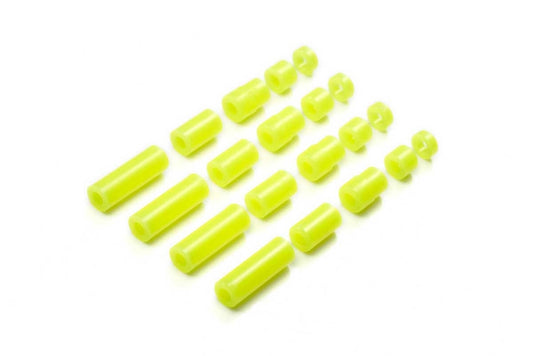 95496 Lightweight Plastic Spacer Set (12/6.7/6/3/1.5mm) Fl Yellow