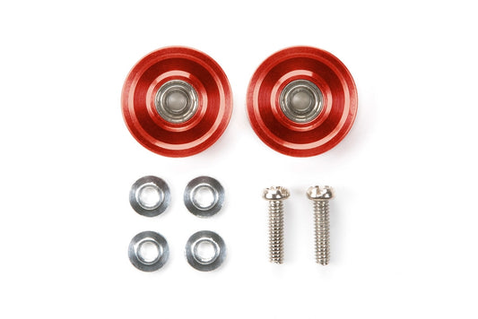 95577 13mm Aluminum Ball-Race Rollers (Ringless/Red)