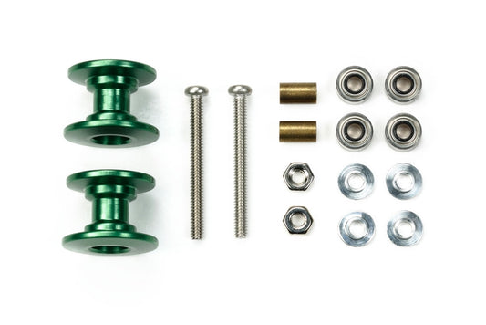 95606 Lightweight Double Aluminum Rollers (13-12mm /Green)