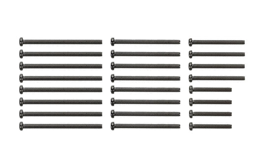 95434 Stainless Steel Screw Set (15/20/25/30mm) Black
