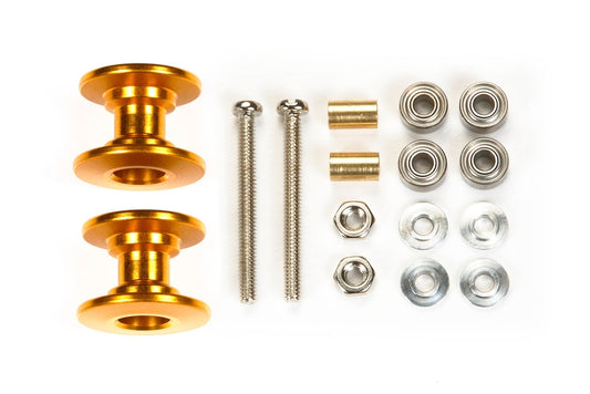 95581 Lightweight Double Aluminum Rollers (13-12mm/Gold)