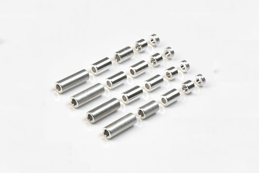 15473 Aluminum Spacer Set (12/6.7/6/3/1/5mm)