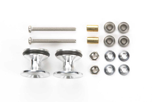 15418 Double Aluminum Rollers w/Rubber Rings (13-12mm)