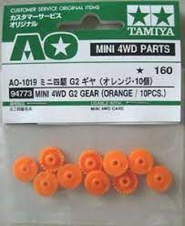 94773 Mini 4wd G2 Gear (Orange /10pcs)
